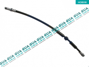 Шланг / трубка тормозной системы переднего суппорта VW / ВОЛЬКС ВАГЕН TRANSPORTER V 2003- / ТРАНСПОРТЕР 5 03- 2.0TDI (1968 куб.см.)