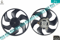 Вентилятор основного радиатора с моторчиком D320 лопастей 6