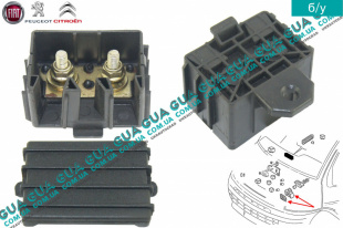 Блок соединений предохранителей ( клеммник / розетка / колодка )   