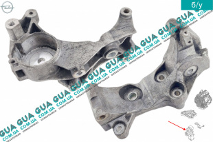 Кронштейн генератора ( натяжного механизма ремня генератора )   