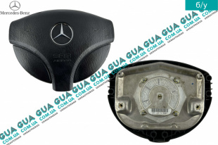 Подушка безопасности AirBag ( руль ) w168 Mercedes / МЕРСЕДЕС A-CLASS 1997-2012 / А-КЛАСС A200 TURBO (2034 куб.см.)