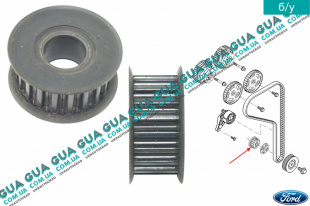 Шестерня коленвала ГРМ ( шкив , привод )   