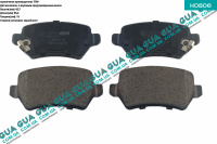 Тормозные колодки задние (с-ма TRW ) Opel / ОПЕЛЬ CORSA C 2000-2009 / КОРСА С 00-09 1.7DTI V16 (1686 куб. см.)