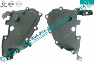 Защита ремня ГРМ ( крышка ремня привода ) Renault / РЕНО LAGUNA II / ЛАГУНА 2 2.2DCI (2188 куб.см.),