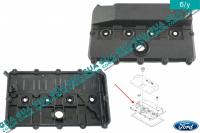 Клапанная крышка / крышка клапанов ГБЦ Ford / ФОРД TRANSIT 2000-2006 / ТРАНЗИТ 00-06 2.0TDCI (1998 куб.см)