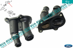 Корпус термостата / термостат / фланец охлаждающей жидкости   