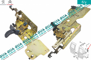 Механизм замка задней правой распашной двери ( замок )   