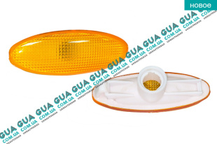 Указатель поворота боковой повторитель желтый ( поворотник )   