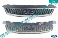 Решетка радиатора  Ford / ФОРД FOCUS II 2004-2011 / ФОКУС 2 2.0TDCI  (1997 куб. см.)