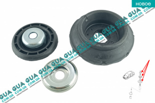 Опора / подушка амортизатора переднего ( проставка пружины верхняя / подшипник )   