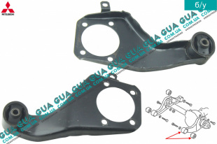 Кронштейн / опора / подушка крепления переднего редуктора   
