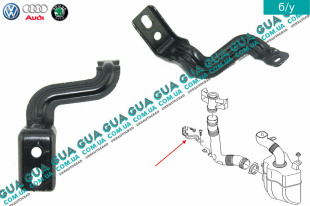 Кронштейн крепления воздушного патрубка   