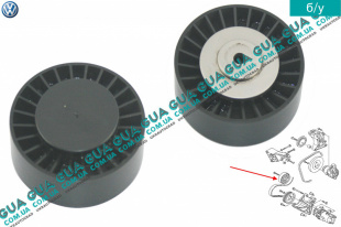 Натяжной ролик ремня генератора ( паразитный )   