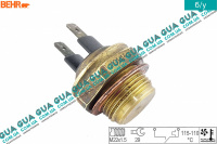 Термовыключатель вентилятора радиатора ( Датчик включения вентилятора ) ( 2 контакта )