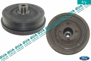 Шкив коленвала демпферный 6 ручейков ( Шкив коленчатого вала )   