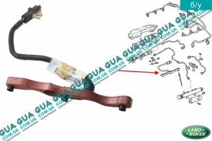 Провод свечи накаливания правый   