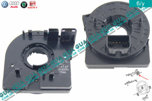 Шлейф AIRBAG Skoda / ШКОДА ROOMSTER 2006-2010 1.4TDI (1422 куб.см.)