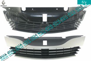 Решетка радиатора -05 Renault / РЕНО LAGUNA II / ЛАГУНА 2 2.2DCI (2188 куб.см.),