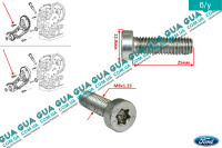 Болт / винт крепления шестерни ступици привода ТНВД Delphi M8x1.25 L25мм