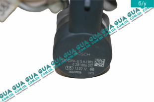 Датчик, давление подачи топлива ( Датчик давления топлива в рейке / Редукционный клапан ) Jaguar / ЯГУАР XJ 3.0 V6 D (2993 куб.см.)