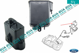 Абсорбер паров топлива (фильтр угольный )   