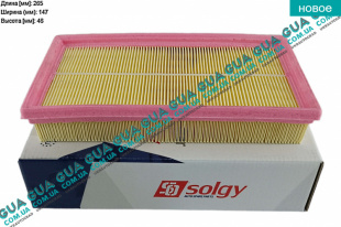 Воздушный фильтр Ford / ФОРД CONNECT 2002-2013 / КОННЕКТ 02-13 1.8DI (1753 куб.см)