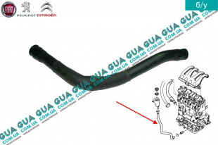 Шланг / трубка / патрубок масляной системы ( заливной горловины )   