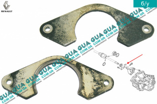 Прижимная планка подвесного подшипника полуоси ( скоба промвала )   