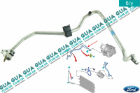 Трубка / патрубок кондиционера ( шланг ) Ford / ФОРД CONNECT 2013-2019 / КОННЕКТ 13-19 1.0 EcoBoost (998 куб. см.)
