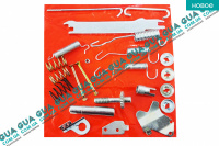 Ремкомплект барабанных колодок / комплект возвратных пружин тормозного механизма правого