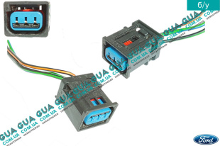 Фишка / разъем / штекер с проводами / колодка катушки зажигания 3 контакта   