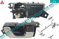 Ручка передней / задней правой двери внутренняя Mitsubishi / МИТСУБИСИ PAJERO III 2000-2006 / ПАДЖЕРО 3 00-06 3.2DI-D (3200 куб.см.)