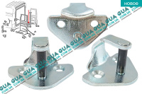 Скоба замка распашной задней / передней / сдвижной  двери ( фиксатор / зацеп / петля ) 1шт.