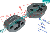 Резинка крепления глушителя ( резиновое кольцо ) 1 шт