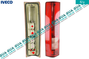 Фонарь задний левый   