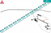 Тяга от ручки к замку левой задней двери верхняя Mitsubishi / МИТСУБИСИ PAJERO IV 2006- / ПАДЖЕРО 4 06- 3.2DI-D (3200 куб.см.)