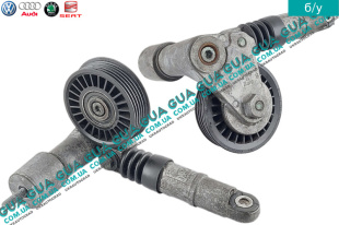 Натяжной механизм приводного ремня генератора ( натяжная планка / ролик / натяжитель )   