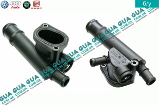 Тройник системы охлаждения ( фланец )   