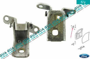 Петля верхняя передней правой двери ( навес )   