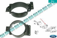 Крепление противотуманной фары правой ( панель / рамка )