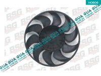Вентилятор основного радиатора 10 лопастей ( без моторчика )