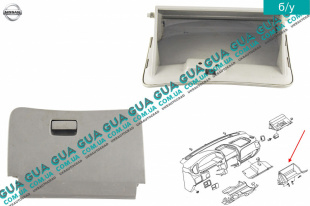 Бардачок / вещевой ящик торпеды   