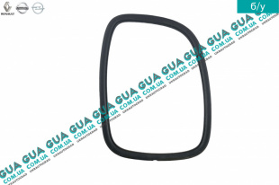 Уплотнитель стекла двери задней правой   