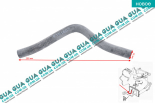 Патрубок / трубка системы охлаждения ( шланг теплообменника )   