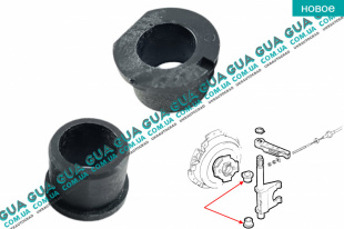 Втулка вилки сцепления верхняя /нижняя ( комплект 2шт )   