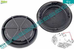 Крышка / заглушка фары D93мм   