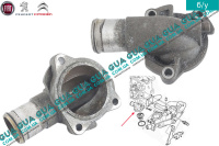 Фланец термостата системы охлаждения