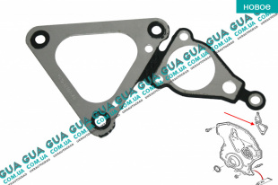 Прокладка передней крышки двигателя ГРМ Ford / ФОРД TRANSIT 2006- / ТРАНЗИТ 06- 2.4TDCI (2402 куб.см)