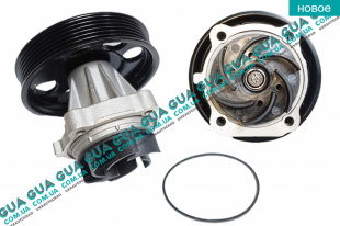 Водяной насос ( помпа ) Ford / ФОРД KA / КА 1.3TDCI (1248 куб.см.)