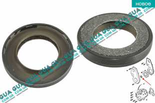 Сальник коленвала передний ( уплотняющее кольцо коленчатого вала ) 30x50x7.5   